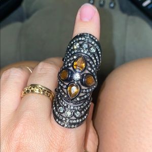 BCBG hinge cocktail ring
